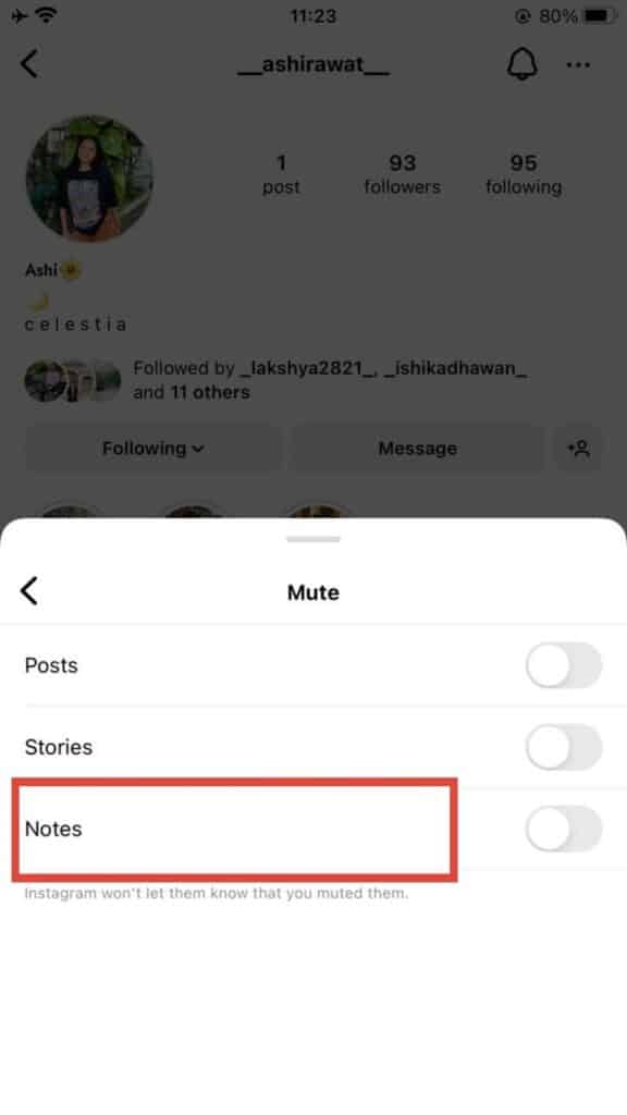 how to turn on instagram notes